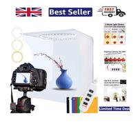 USB Powered 30CM Photography Light Box with Multiple Color Options & Backdrops
