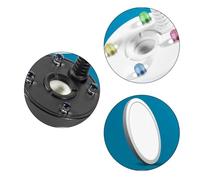 USB-Powered 5V Water Atomizer Fog Machine with 4-Color LED Lights for Indoor Humidification, Event Atmosphere & Mini Landscape Mist Effe(Black)