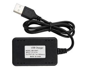 USB Powered 7.4V 2S Battery Chargers Cable with Overheat for Vehicles Overheats Protections for Remote Trucks and Off Road Vehicles