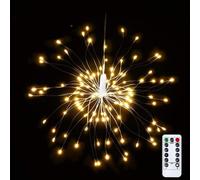 USB Powered 8 Mode 150 LED DIY Firework Starburst Fairy String Light Remote Control Christmas Decor