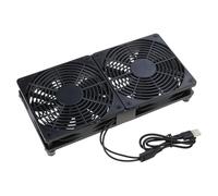 USB Powered Cooling Fan Stand 120mm For Router Rack Sound Video Networks Cabinet Server Workstations Minings Machine Laptop Cooling Stand