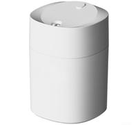 USB Powered Desktop Humidifier with 7 Color Changing LED Lights Quiet Sound Wave Technology for Home and Workspace Comfort with Dual Mist Modes (K5-A White)