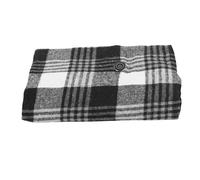 USB Powered Electric Heating Shawl Black White Checkered Look, With 3 Temp Modes Fast Heating, Soft Warm Material Full Body Comfort USB Compatibility for Home Office Camping