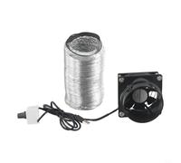 USB-Powered Fume Extractor Fan for Soldering, 1m Duct Smoke Absorber with Adjustable Speed, Compact Exhaust System for Hobbyists and Industrial Use(Fan Plus 3 m Pipe)