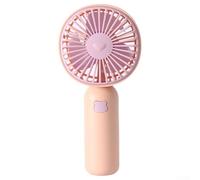 USB Powered Handheld Fan Fun Cartoon Design, Great for Outdoor Activities and Travel (pink)