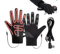 USB Powered Heated Gloves - Electric Heated Glove, 3 Modes Adjustable Glove with Soft Lining, Heated Gloves with Comfort Fit, Winter Hand Clothes, Heated Gear