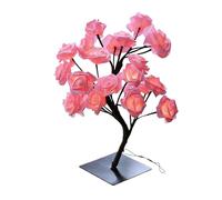 USB Powered LED Rose Tree Lamp with Texture for Bedside Night Reading LED Light