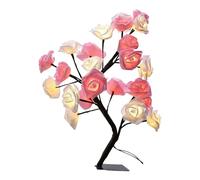 USB Powered LED Rose Tree Lamp with Texture for Bedside Night Reading LED Light