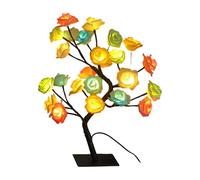 USB Powered LED Rose Tree Lamp with Texture for Bedside Night Reading LED Light