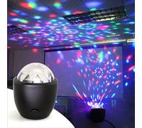 USB Powered Mini DJ Disco Ball Lights Music Sound Activated Disco Ball Lights 3W RGB Party Light for Kids Birthday Family Gathering Home Office Party Stage LED