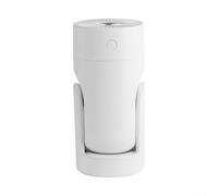USB Powered Rotating Humidifier With 360 Degree Nozzle Rotation And Smart Humidity For Bedroom Office Environments(White)