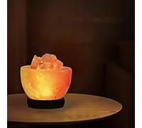 USB Powered Salt Lamp Natural Rock Lamp LED Energy-Saving Night Lights Warm Light for Bedroom Living Room Study Room Decoration Halloween Christmas Birthday Gifts