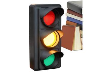 USB Powered Social Signal Traffic Light, LED Desk Light with Red/Yellow/Green Indicators, Status Indicator Lamp Do Not Disturb Sign for Home, Room, Or Shared Space