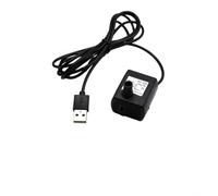 USB-Powered Submersible Fountain Kit for Small Ponds, Birdbaths & Fish Tanks - 5V DC Water, Quiet & Compact Design, Black