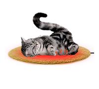 USB Powered Thermostatic Heating Pad for Pet Comfort Warmer Mat with Digital Temperature Control Indoor Winter Supply (Green, One Size)