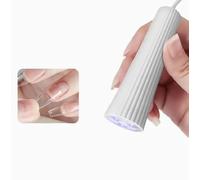 USB Powered UV Lamp for Gel Nails - 3W LED Nail Light with Convex Lenses - Professional UV Light for Gel Polish - Nail Dryer Machine - Sun UV Nail Lamp - LED Lamps for Gel Nails - Nail Gel Lamp