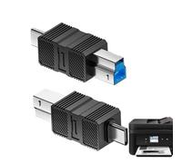 USB Printer Adapter | USB To B 3.0 Connector Adapter | Plug & Data Transfer Connection For Tablet Computer Scanner Laptop Hub