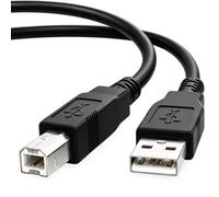 USB Printer Cable 3m, USB 2.0 A to B Cable, Long Printer Lead for HP, Epson, Canon, Brother Printers, Scanners & External Hard Drives, USB A Male to B Male, Black (3m/10ft)