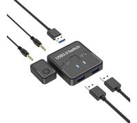 USB Printer Shareer 2 in 1 Out/1 in 2 Out Keyboard Drive Switcher Shared Device USB Splitter Scanner Sharing Solution