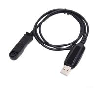 USB Programming Cable for Walkie Talkies, 1 Meter Data Cable for Baofeng BF R760, BF 9700, UV-9R Plus and BF A58 Radios, Black