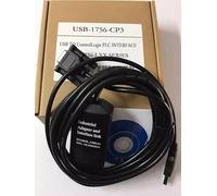 USB Programming Cable USB-1756-CP3 for Allen Bradley PLC ControlLogix Series Download Cable, 6 FT, Black
