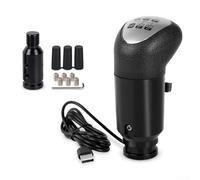USB Racing Game Gear Lever Simulator with 18 Speeds, ABS Gear Knob for Logitech G29 G27 G25 G920, for THRUSTMASTER TH8A SQ, ETS2 for ATS PC and Play