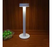 USB Rechargeable 3 Color Temperature Night Table Lamp Touch Control Modern Desk Lamp for Bedroom Night Table Dining Table,DeskDimmable Battery Table Lamp Wireless(White)
