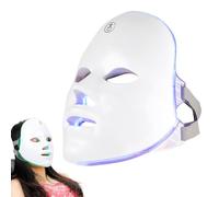 Usb Rechargeable 7 Colour Led Lightweight Therapys Maske, Led Face Maske Spa Quality Skincare At Home, Smooth Wrinkless fines line Skin, Tightening Facial Daily, For Home, Yoga, Sleep