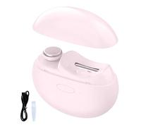 USB Rechargeable Automatic Nail Care System - Electric Trimmer & Polisher for Gentle Hands & Feet Grooming Light Pink 1 Set