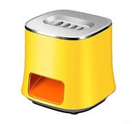 USB Rechargeable Automatic Sunflower Shell Remover with Multi Hole Design for Sunflower Pumpkin and Melon Nuts of Different Sizes and Shapes (Yellow)