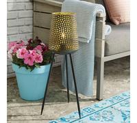 Usb Rechargeable Beehive Tripod Lamp - 15 Lumen Weatherproof Cordless Indoor Or Outdoor Home Garden Led Light With Timer