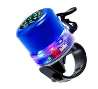 USB Rechargeable Bike Alert with Compass and Light Trim, Quick Clamp Handlebar Unit for Evening Riding and Daily Use Rechargeable Bike Alert Cycle Notifier Handlebar Unit Compass Top Light Trim Usb