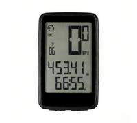 USB Rechargeable Bike Cycling Computer with Speedometer Odometer and 14 Multifunctional Features 7-Day Data Dual User Recording