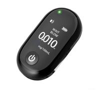 USB Rechargeable Breathalyzer with LCD Digital Display, Semiconductor Gas Sensor for Accurate Breath Alcohol Testing, Portable Drunk Driving Dete