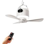 USB Rechargeable Ceiling Fan With Light And Remote Features Removable Bladee 4 Speed For Both Indoor Outdoor USB Rechargeable Ceiling Fan