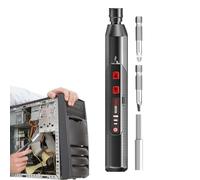 USB Rechargeable Cordless Electric Screwdriver | Pen Type Precision Screwdriver with Non-Slip Handle and 3 Torque Settings | Battery Operated Portable Tool For Repairing