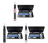 Usb Rechargeable Cordless Engraving Pen With 30 Bits Variable Speed Rotary Tool Kit For Diy Metal Wood Glass Carving Polishing And Sanding Projects(Rose gold)