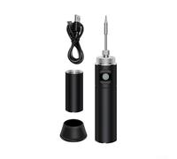 USB Rechargeable Cordless Soldering Iron Compact Design For On-the-Go Repairs Digital Temperature Display And Battery Status Indicator