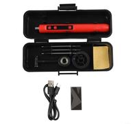 USB Rechargeable Cordless Soldering Iron Kit Featuring Digital Temperature Control, LCD Display, And Complete Set Of Tools For Jewelry And Electronics(blue)