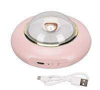 USB Rechargeable Electric Hand Warmer 4000mAh with LED Night Light 2 Levels Fast Heating Cute Space Man Design Pink for Winter Cold Weather Office Home Use (Rosado)