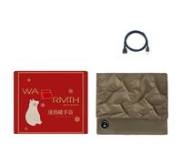 USB Rechargeable Electric Heating Pad with Digital Temperature Control Explosions Proof Design Soft Pad