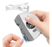 USB Rechargeable Electric Nail Clipper with LED Light 3 Speeds 2-in-1 | Portable Nail Clippers for Older Adults Kids Travel Office Home