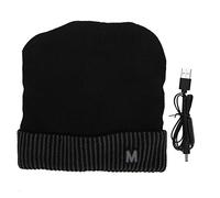 USB Rechargeable Electric Winter Heated Beanie Hat for Men Women,Heated Hat,Outdoor Warm Fast Heating Breathable Winter Hats for Men,for Outdoor Skiing Cycling(Grey Edge)