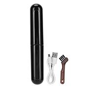 USB Rechargeable Eyelash Curler Long Lasting Curling Tool Electric Heating Lash Curler (Black)