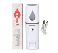 USB Rechargeable Facial Mist Sprayer Portable Mini Face Humidifier for Pore Cleansing Moisturizing Hydrating Skin Care Eyelash Extensions Travel Friendly