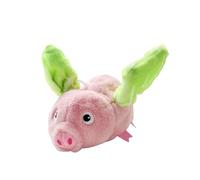 USB Rechargeable Flying Bird Cat Toy, Interactive Flapping Bird with Remote Control & Realistic Chirping, Durable Plush Cat Toys for Indoor Cats to Hunt and Play (Pink Pig)