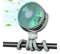 USB Rechargeable Handheld Cooling Fan for Travel | Color: Sage Green