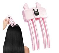 USB Rechargeable Heated Hair Styling Comb Volumizing Iron | Hair Volumizer Tool For Women And Moms At Home In Performance Fine Flat Hair