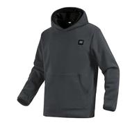 USB Rechargeable Heated Sweatshirt for Men - 6 Heating Zones, 3 Temperature Levels, Soft Lightweight Hooded Pullover - Unisex Thermal Body Warmer for Riding, Hunting, Golf
