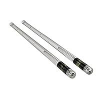 USB Rechargeable LED Drumsticks with 15 Gradient Colors, PC Material, 41.6cm Length, ON/OFF Switch
